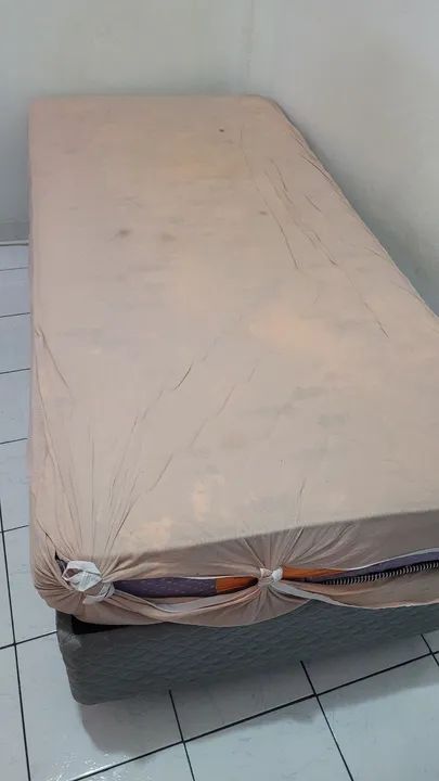 Cama solteiro ( Colchão e base da cama) - Foto 2