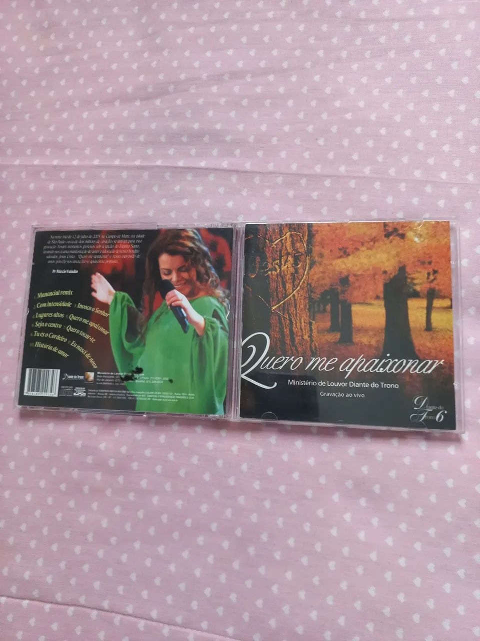 CD original usado Quero me apaixonar - Diante do Trono