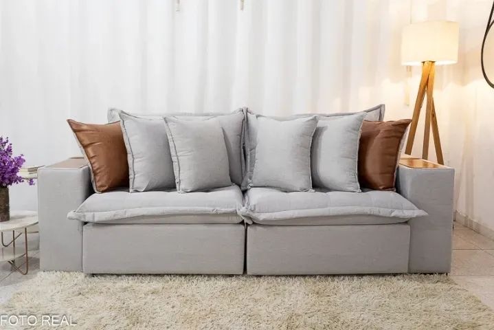 Sofá Cama Tebas  2,36m    Pague na Entrega! - Foto 3