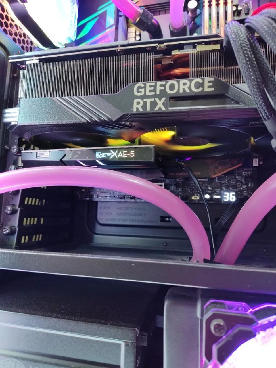 Placa De Som Sound Blaster X Pro-gaming Ae-5 - Foto 5