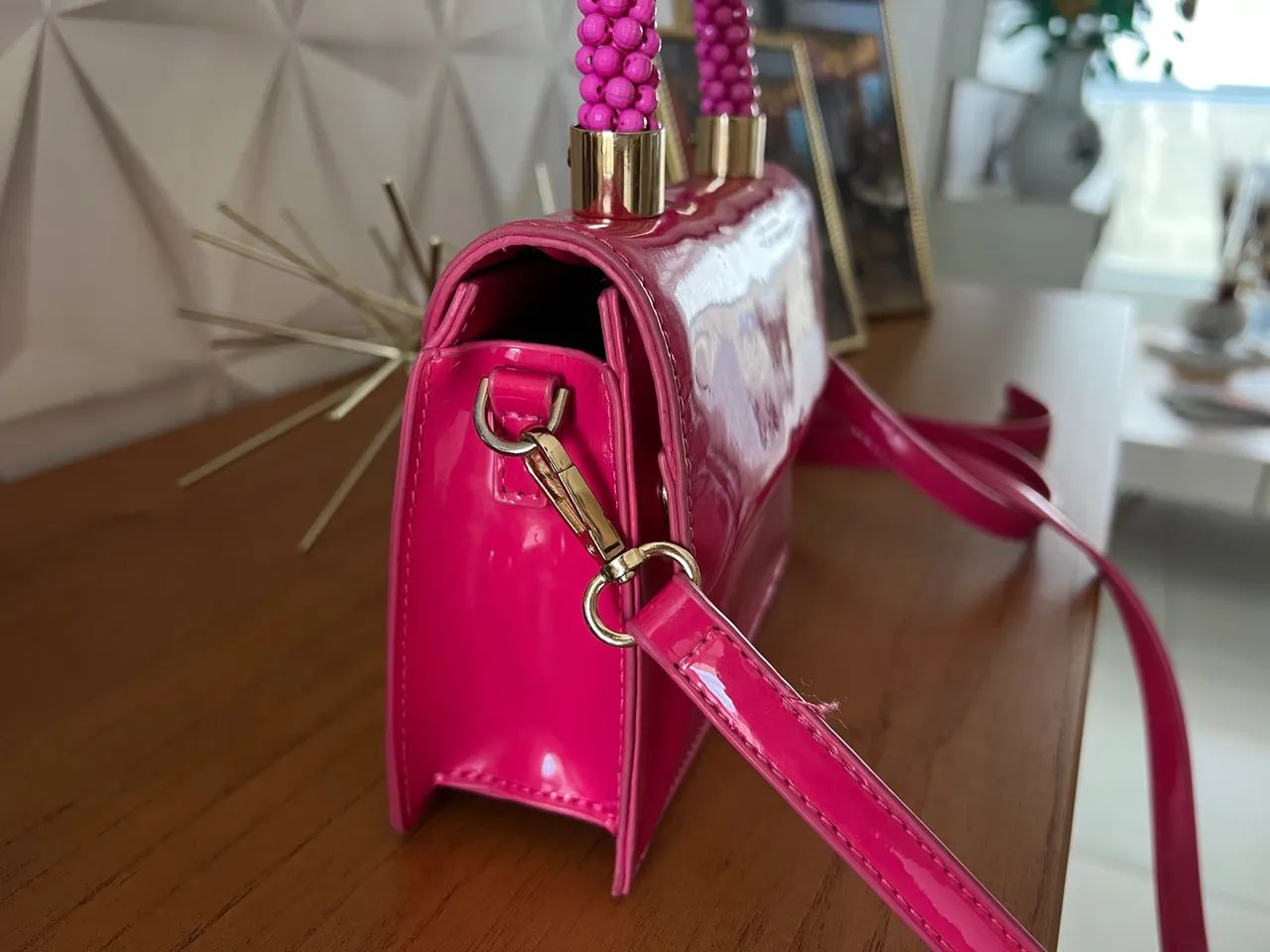 Bolsa Pink com Alça removível  - Foto 2