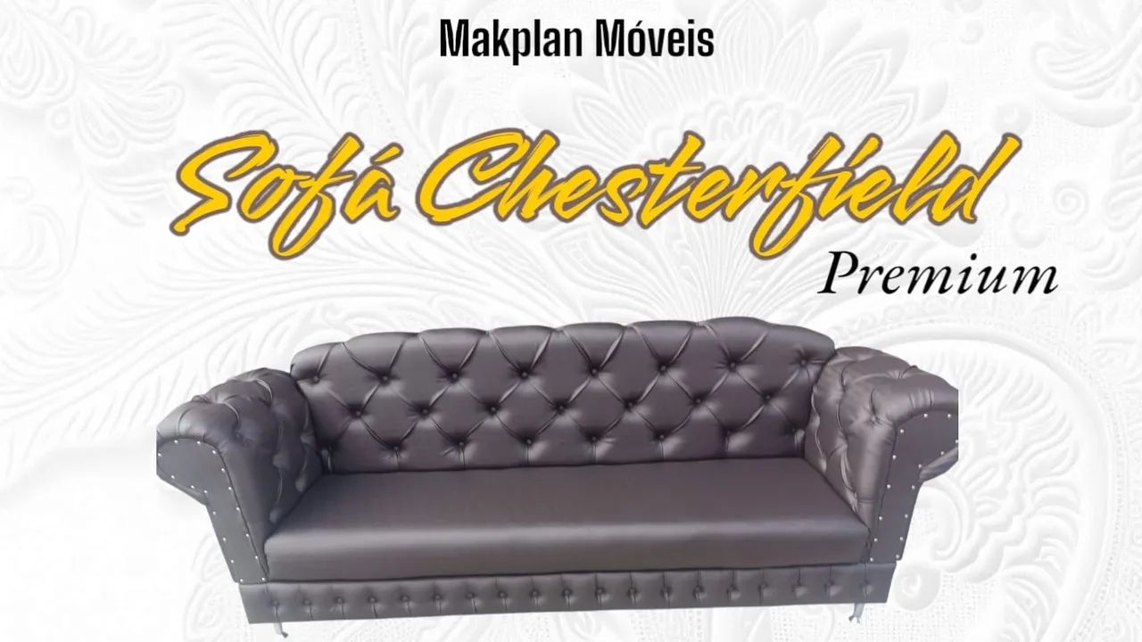 Sofá Chesterfield - Vários Tamanhos e Cores - Foto 2