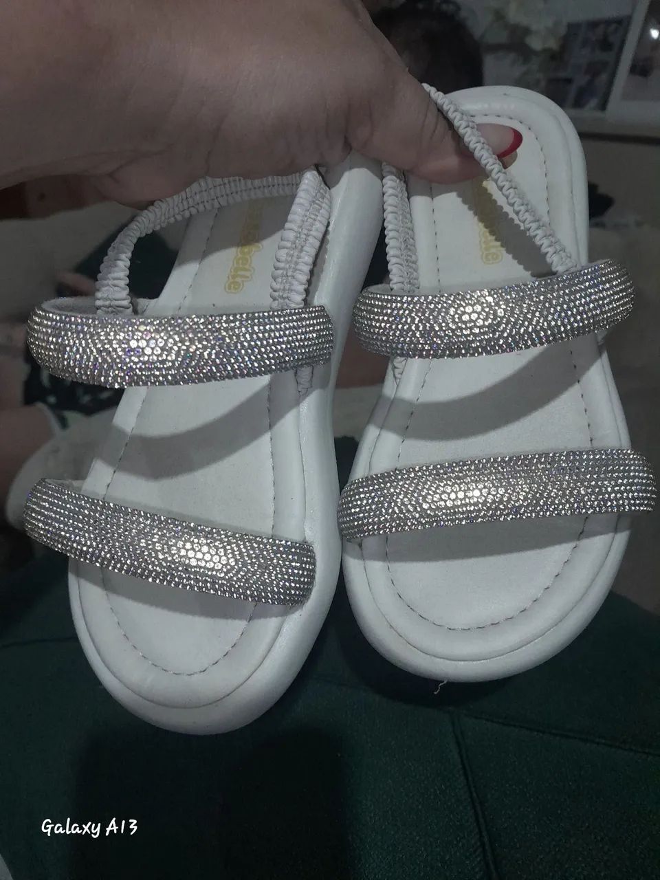 Sandália brilhante - Foto 4