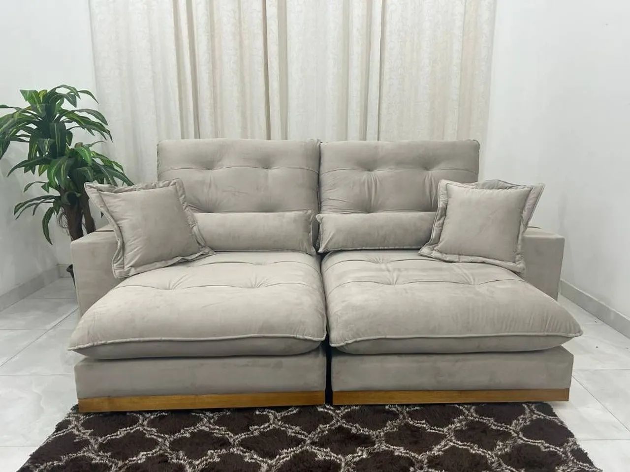 SOFÁ RETRÁTIL RECLINÁVEL ESTE MODELO NÃO PERDE CONFORTO NEM FORMATO LEIA DESCRIÇÃO!! 727LO