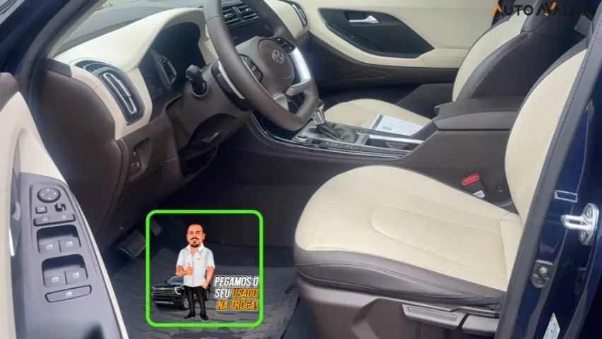 CRETA ULTIMATE 2.0 FLEX  2022/2023 ÚNICO DONO 29.000KM TANQUE CHEIO E TRANSFERENCIA GRATIS - Foto 5