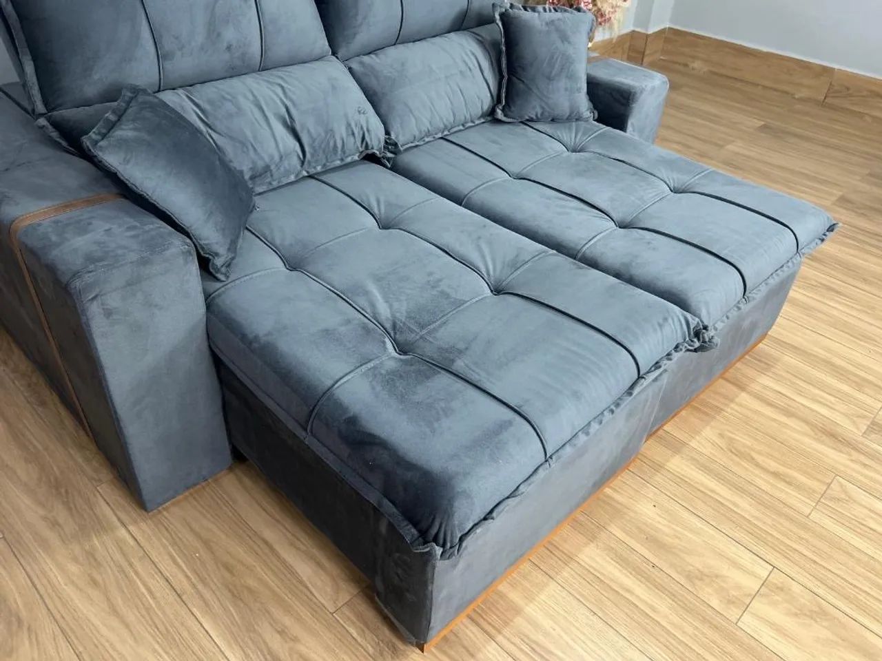 Sofá Retrátil Reclinável Oásis 1.80m-Produto Novo  - Foto 5