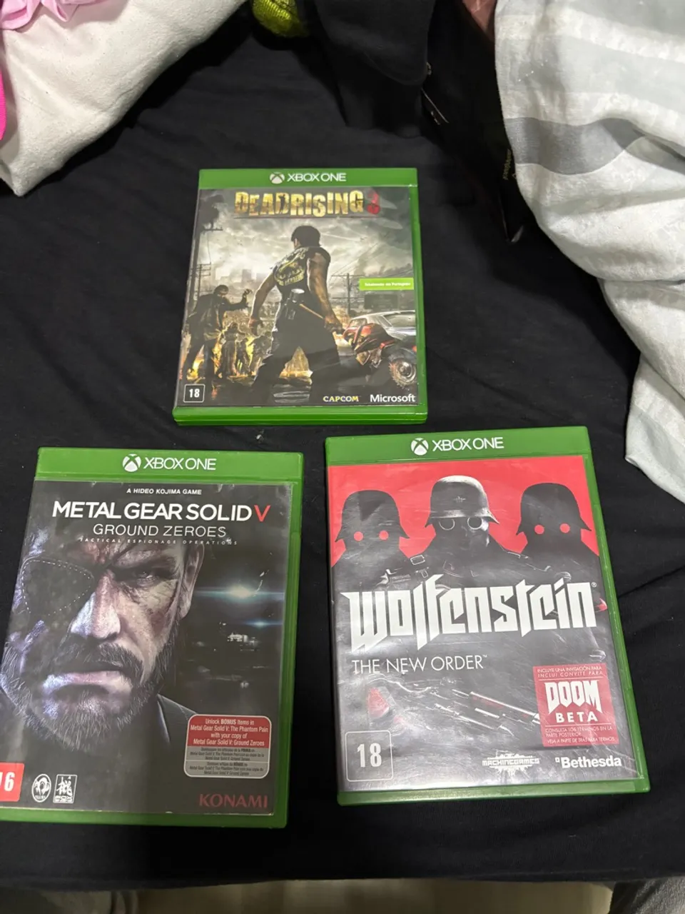 Jogos Xbox One - Dead Rising 3, Metal Gear Solid V e Wolfenstein
