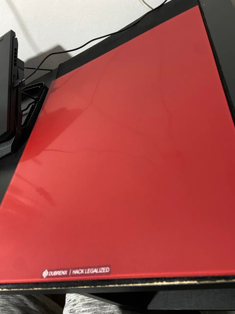 Mousepad de Vidro DBX-Pad 40x50cm Vermelho - Foto 2