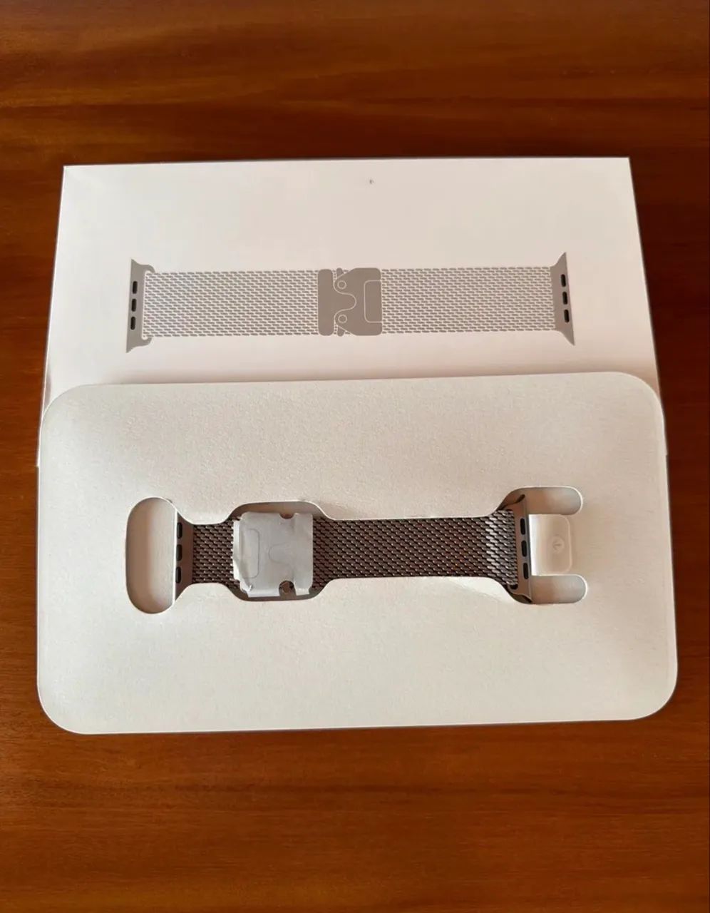 Pulseira Apple Loop de Titânio Milanês