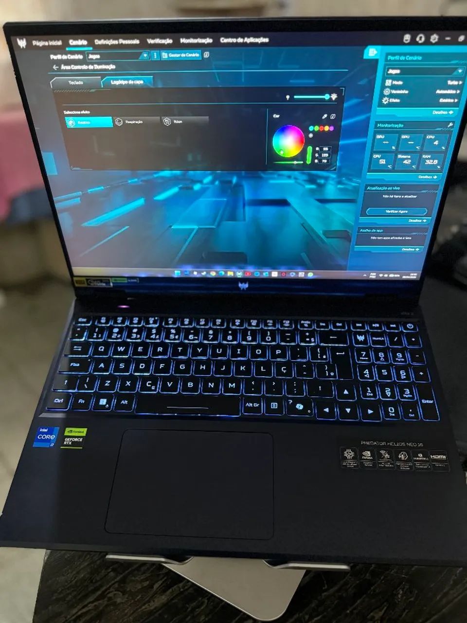 NOTEBOOK GAMER - ACER PREDATOR HELIOS NEO RTX 4070 8GB