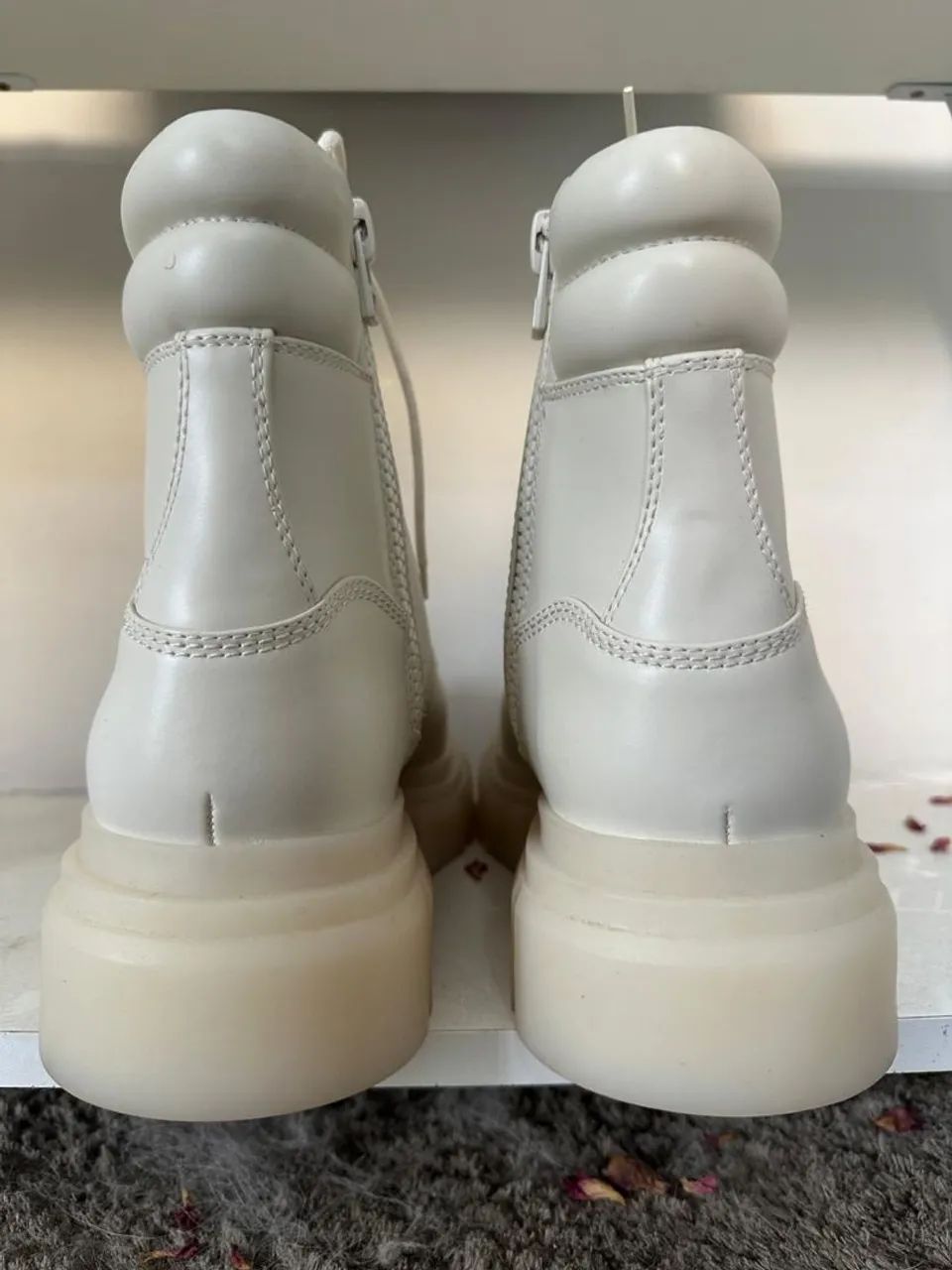 Coturno off white Zara - Foto 3