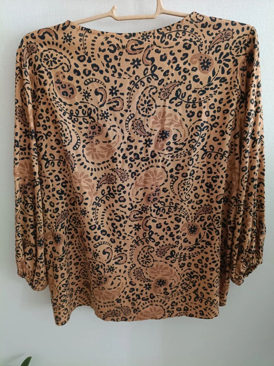 Blusa estampada C&A arrumadinha Tam P  - Foto 3