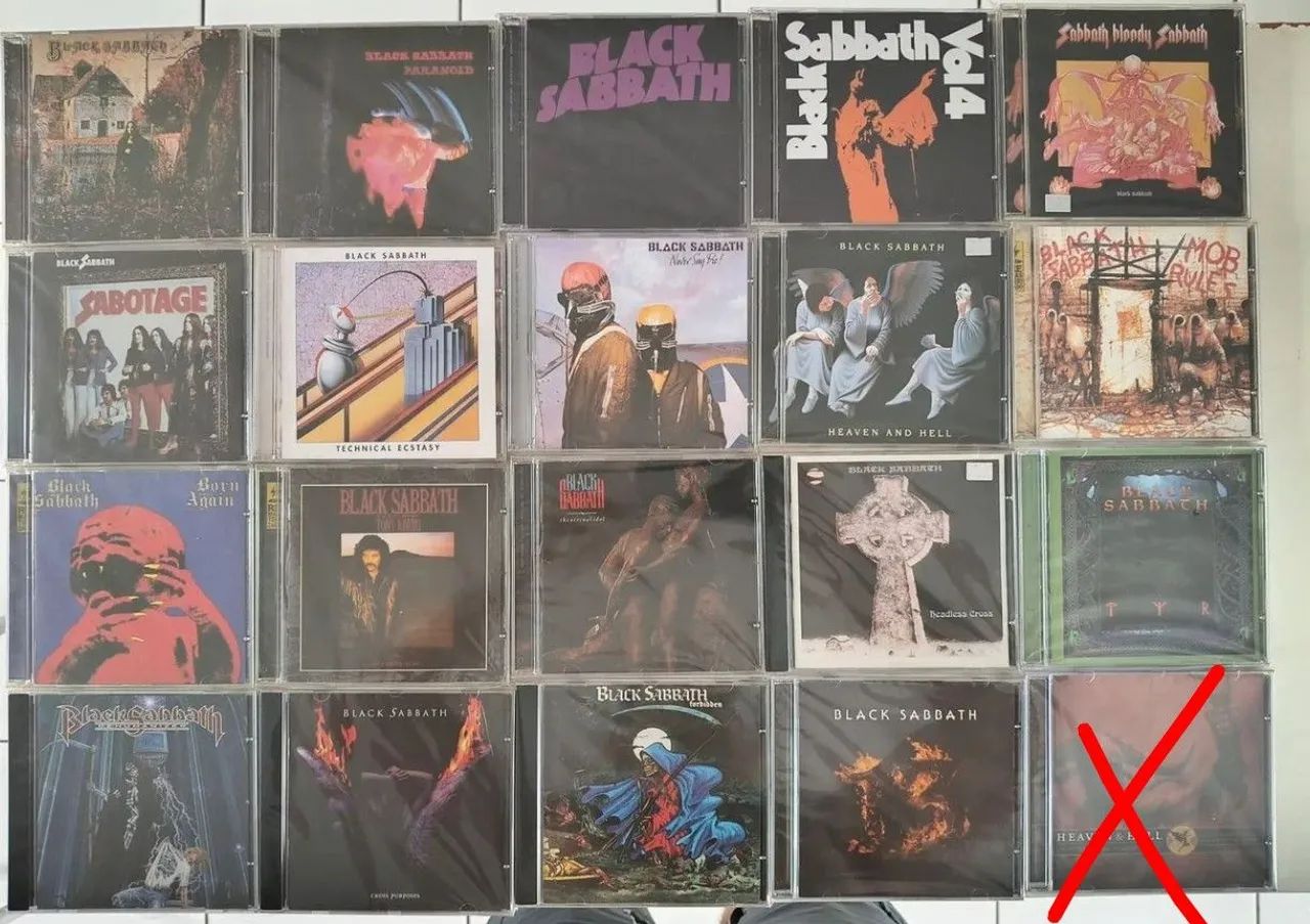 CDs Black Sabath Coleção