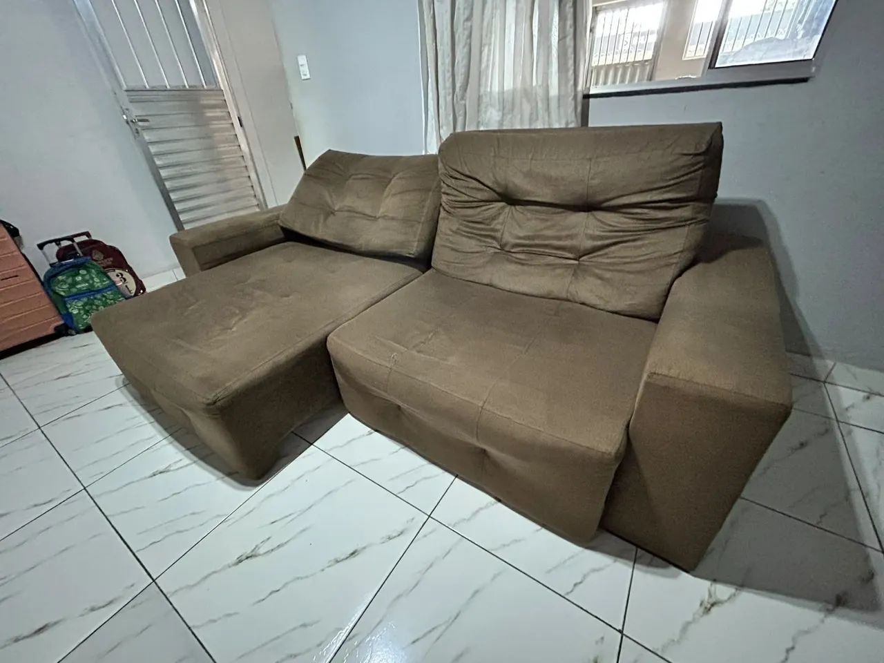 Sofá retrátil reclináveis 2,50. USADO! - Foto 3