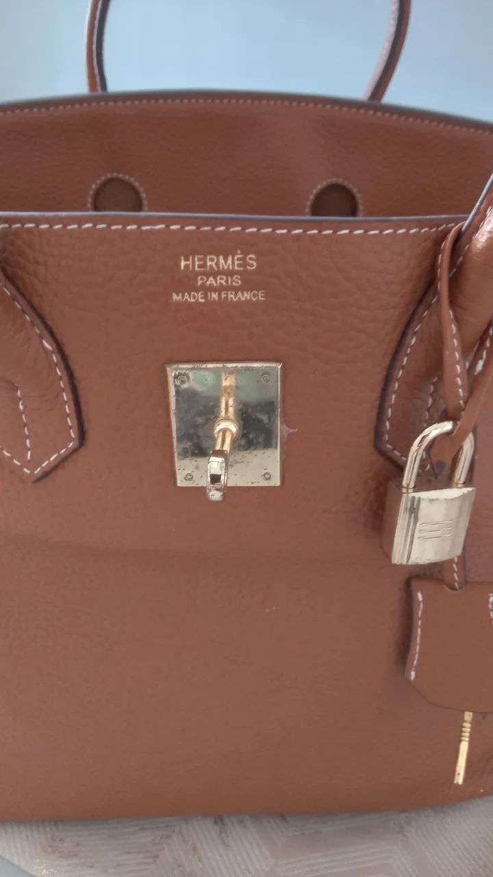 Bolsa Hermès Birkin Caramelo 35cm - Foto 3