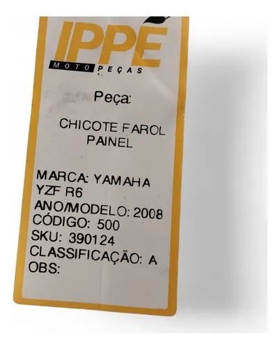 Chicote Farol Painel Yzf R6 Yamaha 2008 - Foto 6