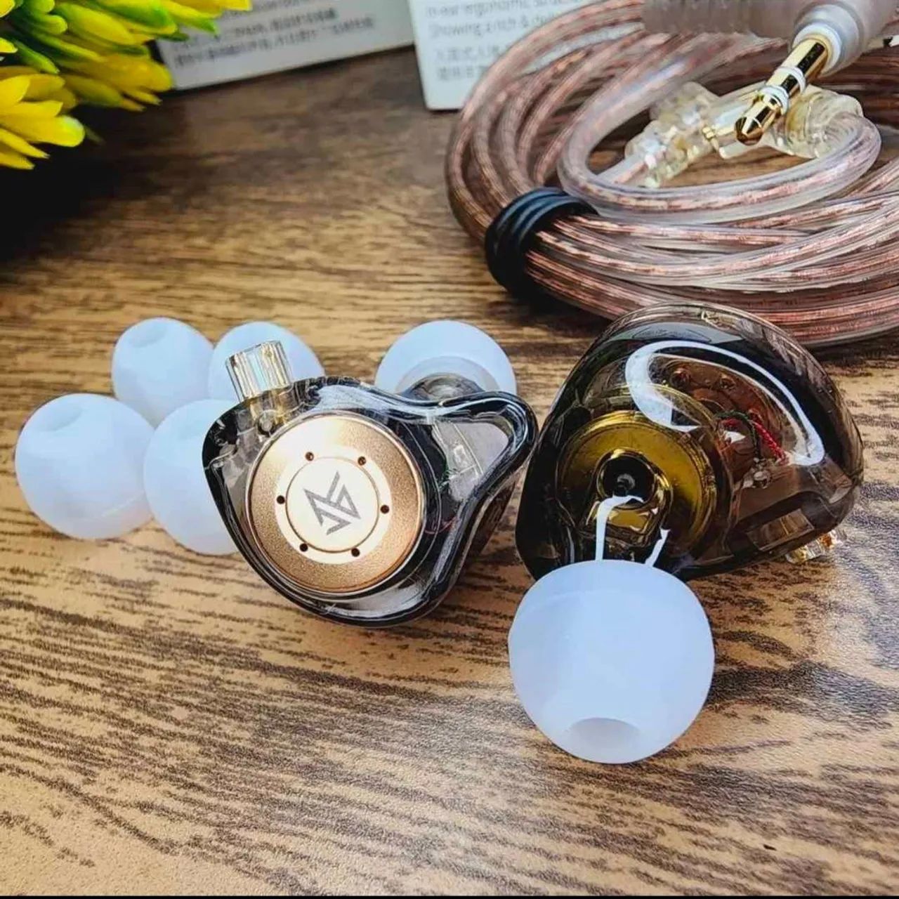 Fone Kz Edx Pro com Mic Lacrado - Foto 3