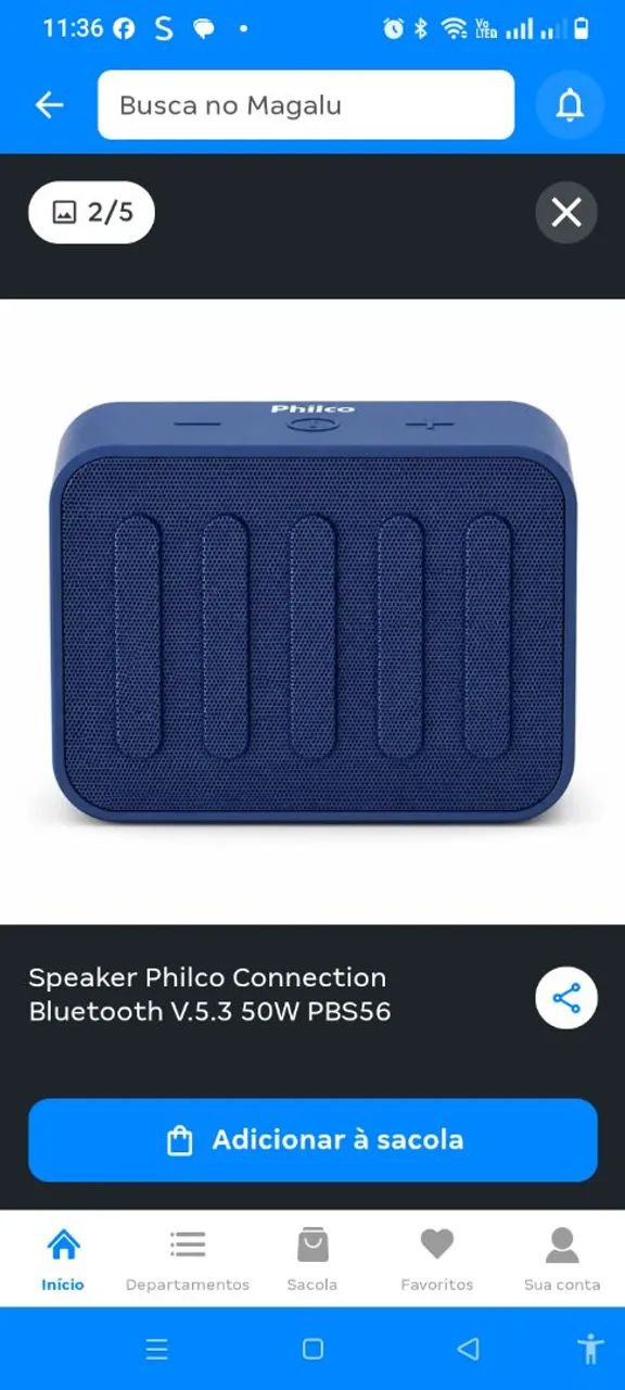 Vendo Caixinha de som via bluetooth Philco  - Foto 2