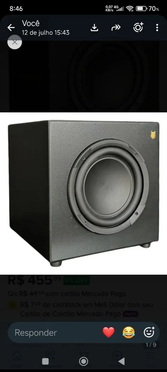  Caixas acústica JBL c621p + subwoofer passivo 200w - Foto 5