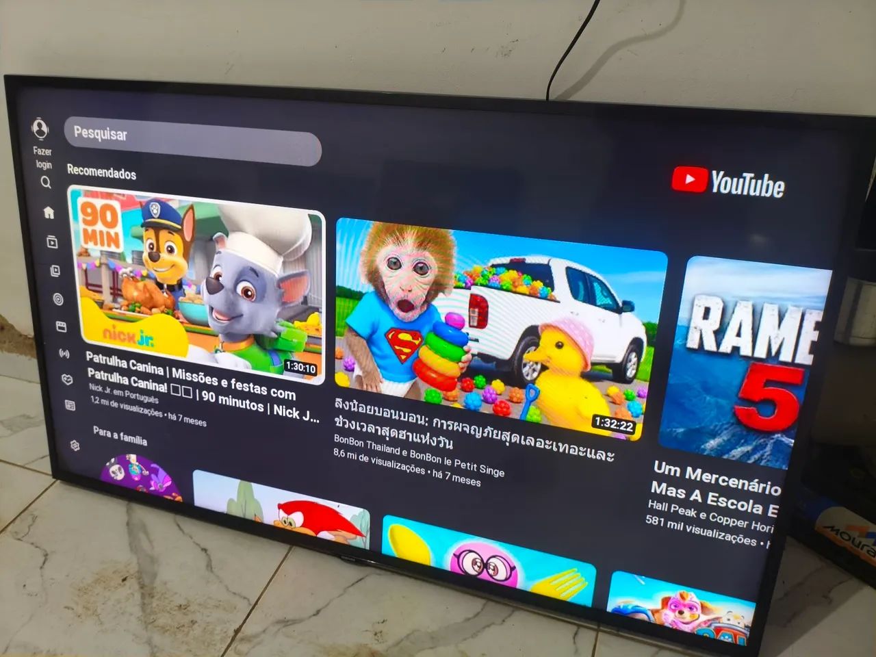 Tv 60 polegadas Smart tv wi-fi internet e controle  - Foto 2