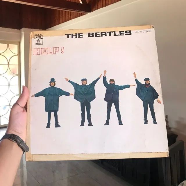 lp vinil - the beatles - help!