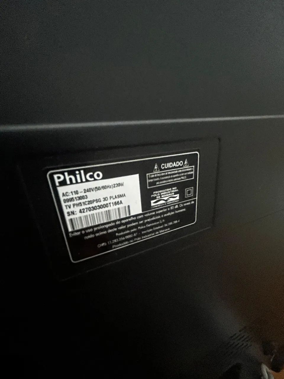 Tv philco 50 polegadas usada e funcionando  - Foto 3