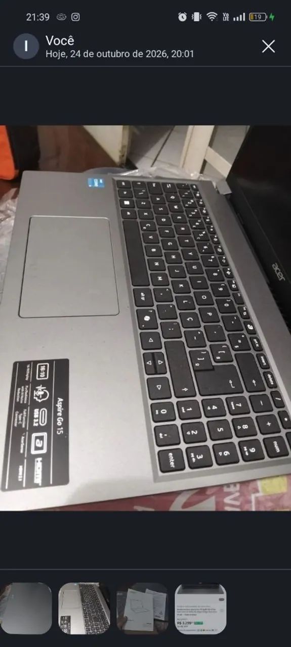 Notebook Acer 