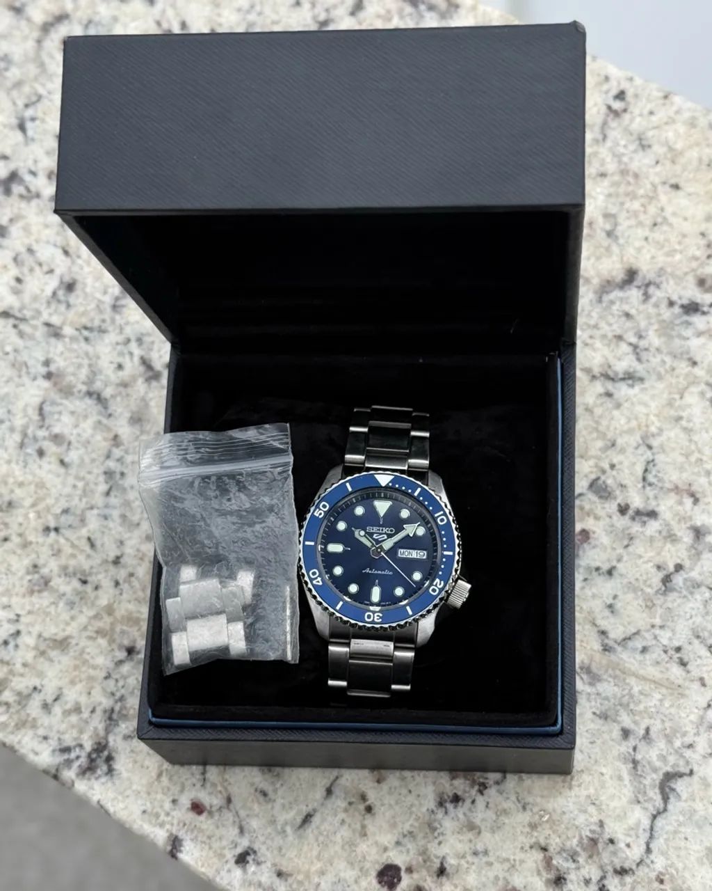 Relogio Seiko Sports Azul - Foto 3