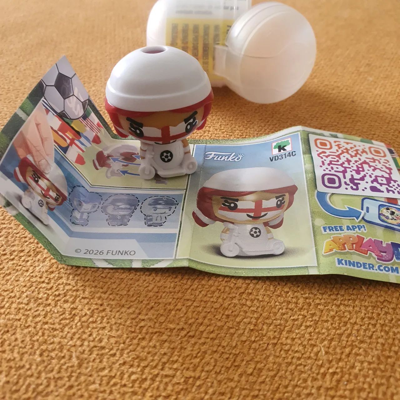 Copa do Mundo Funko INGLATERRA Kinder Ovo - Foto 4