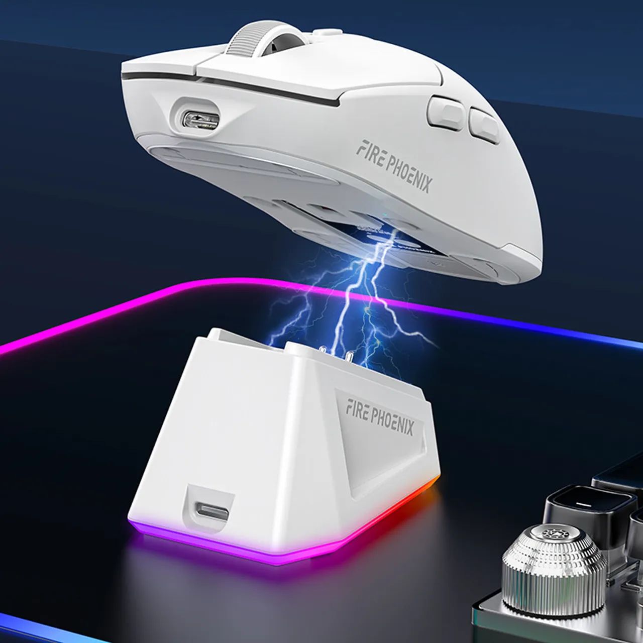 Mouse sem fio Fire Phoenix bk r3x - Foto 2