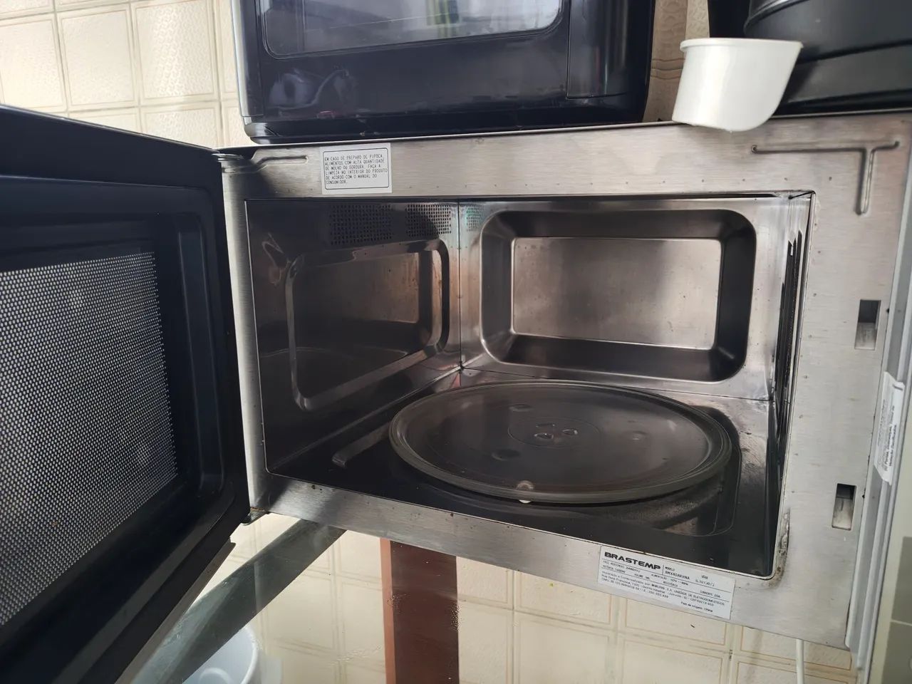 Microondas Brastemp King Size Inox - Foto 2