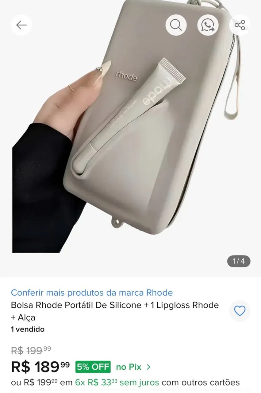 Bolsa Rhode + lip gloss  - Foto 2