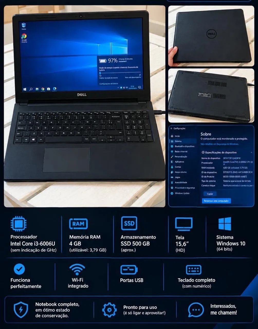 NOTEBOOK DELL VOSTRO 15