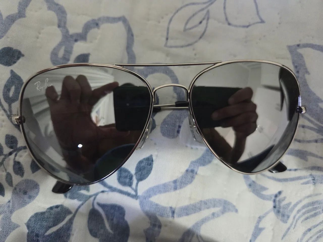 Óculos RayBan aviador. Na caixa, com case de proteção e manual. - Foto 3