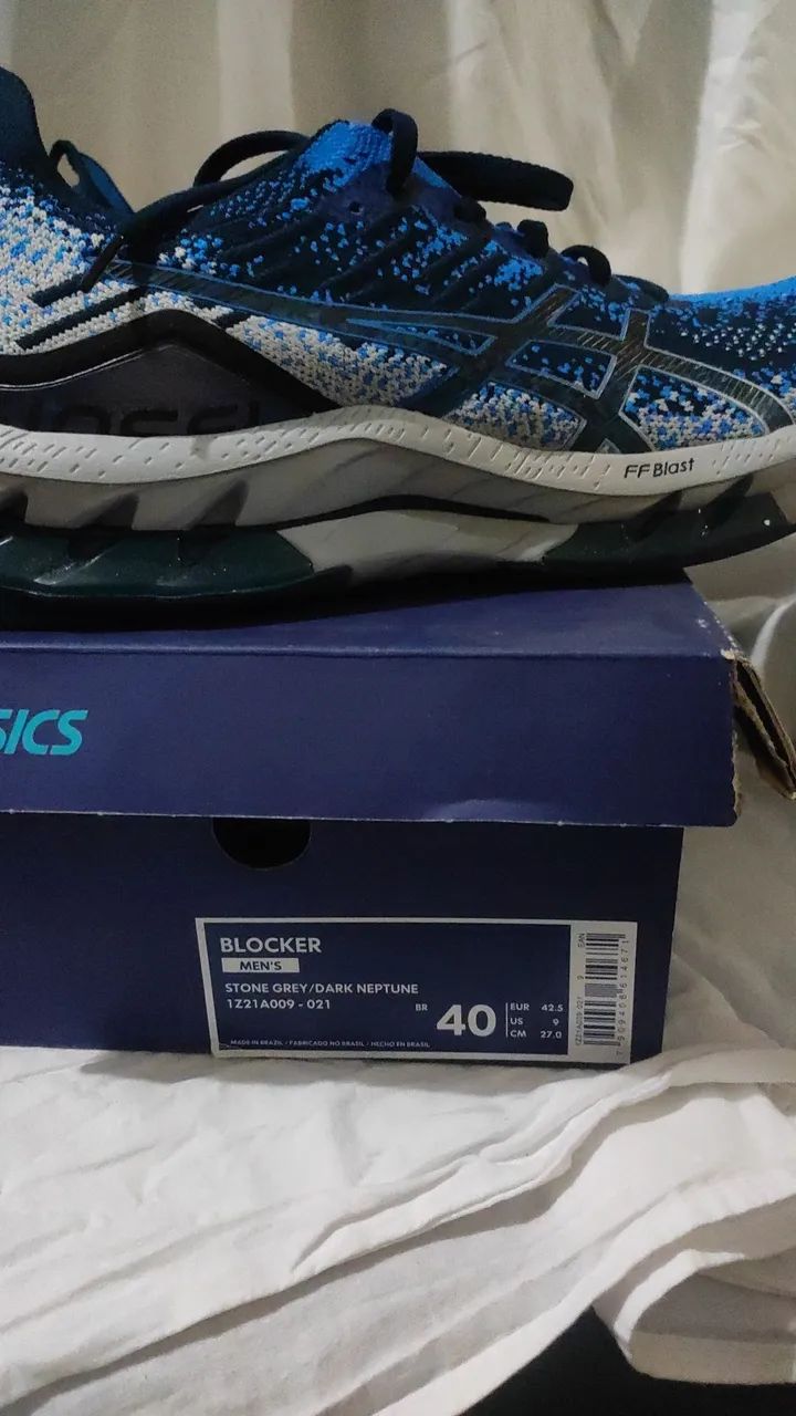 Tênis Asics Blocker Original Azul, 44
