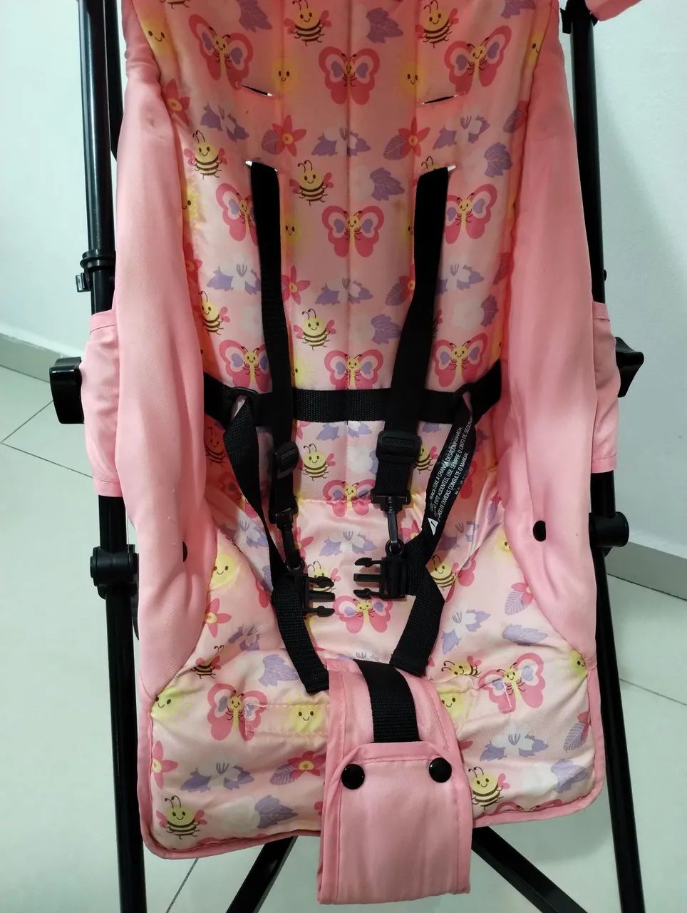 Carrinho bebê Stillo Rosa - Foto 2