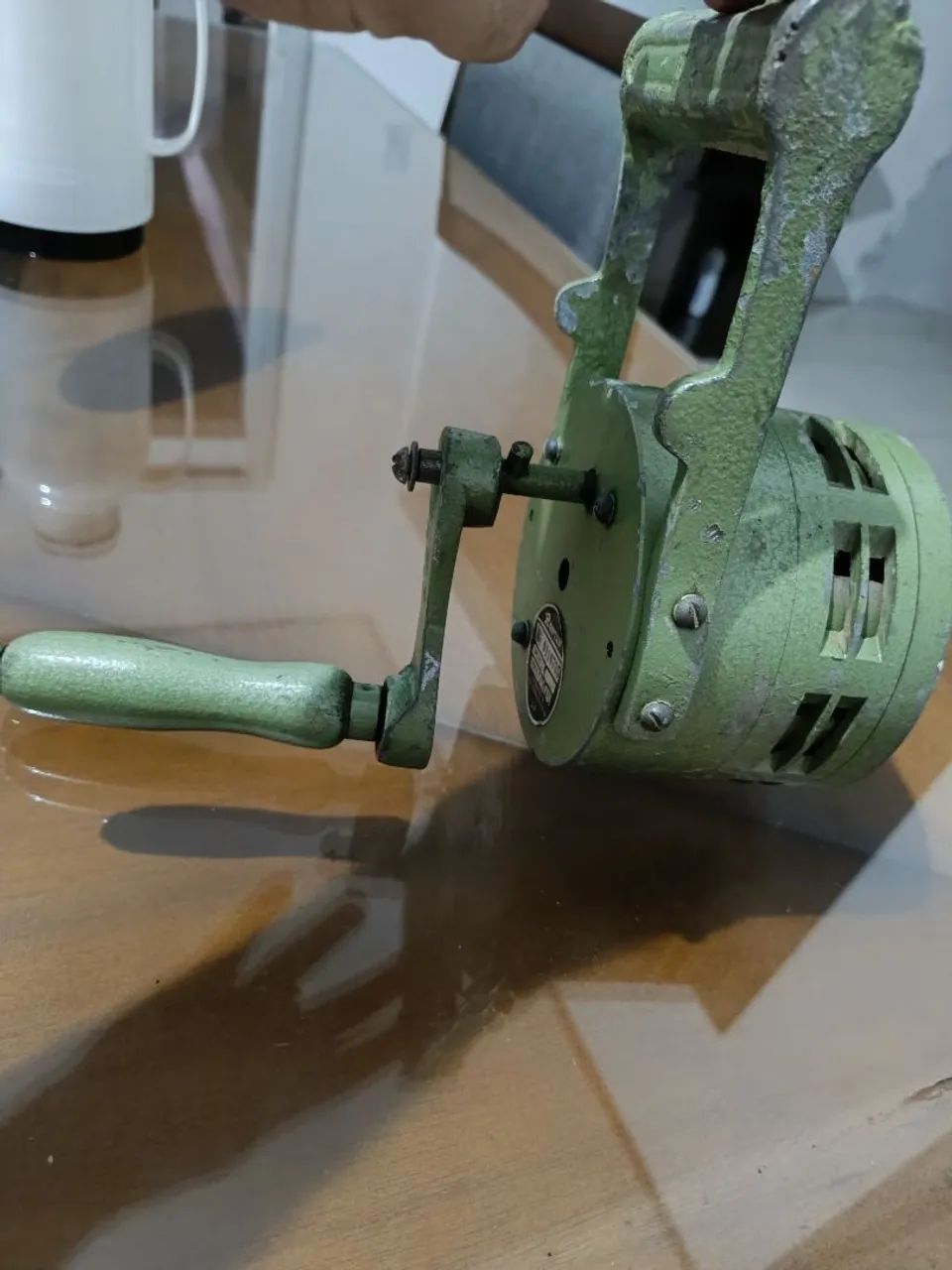Sirene antiga militar a manivela Rotan n 