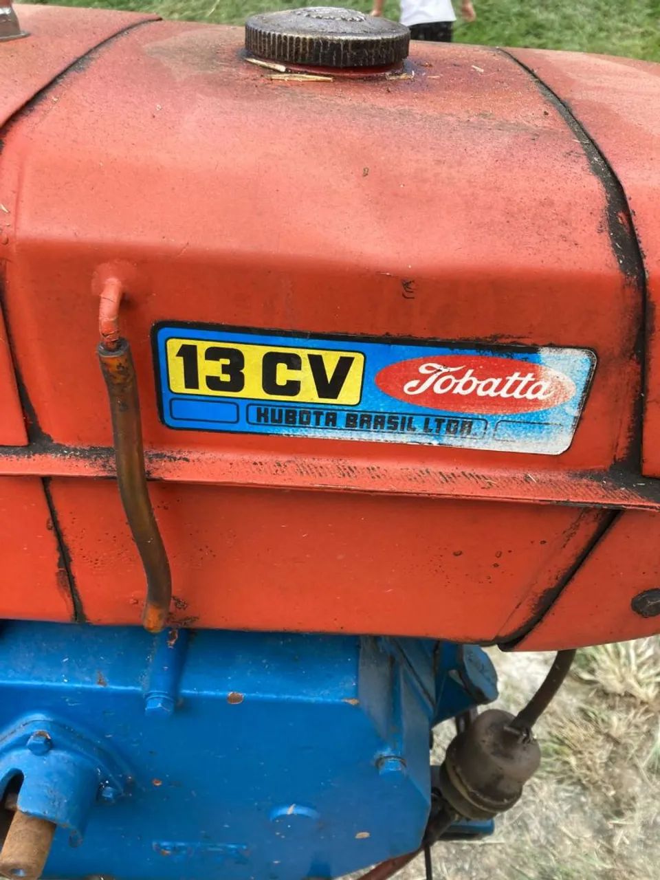 TOBATA 13CV COM CARRETINHA TRACADA EM ÓTIMO ESTADO - Tratores e