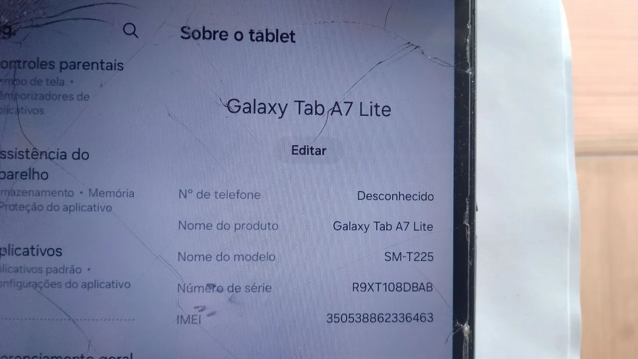 Tablet Samsung 