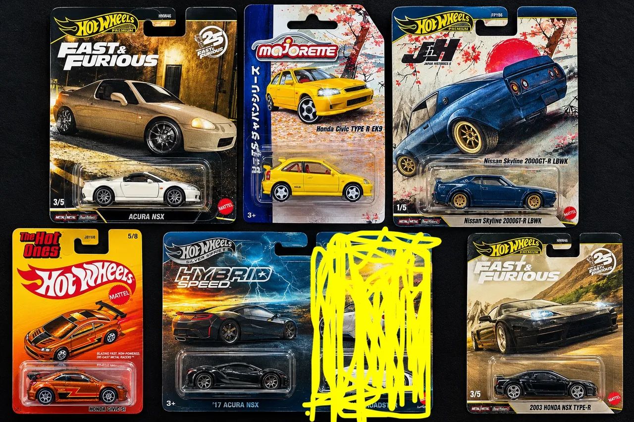 Combo de Hot Wheels 6 Unidades