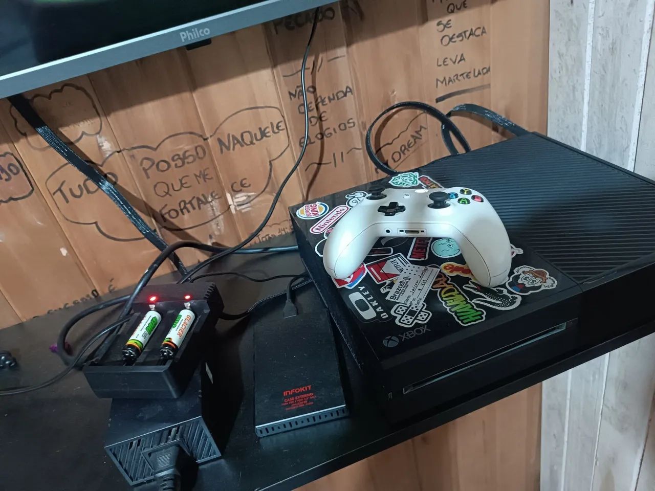 Vendo Xbox one fat com 500gb - Foto 3