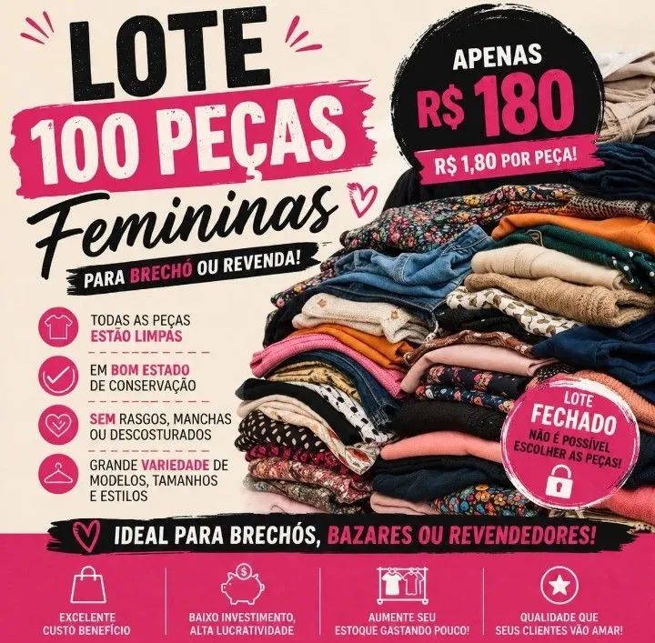 Lote de roupas