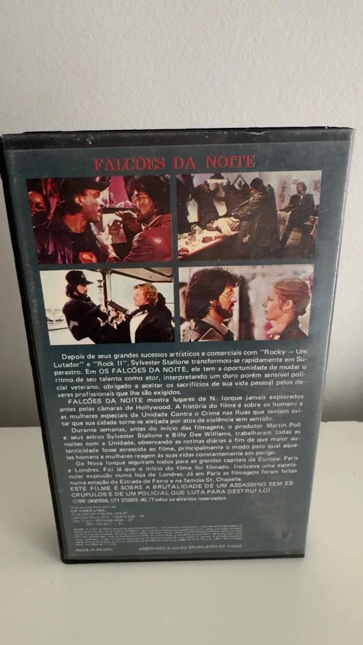 VHS Falcões da Noite  - Foto 2