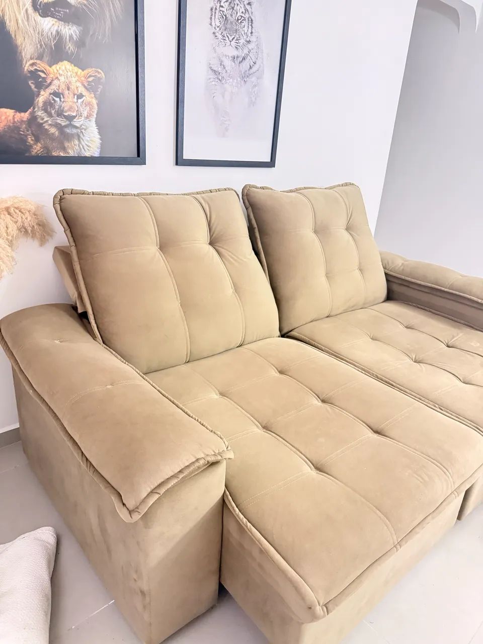 Vendo lindo sofá retrátil - Foto 2