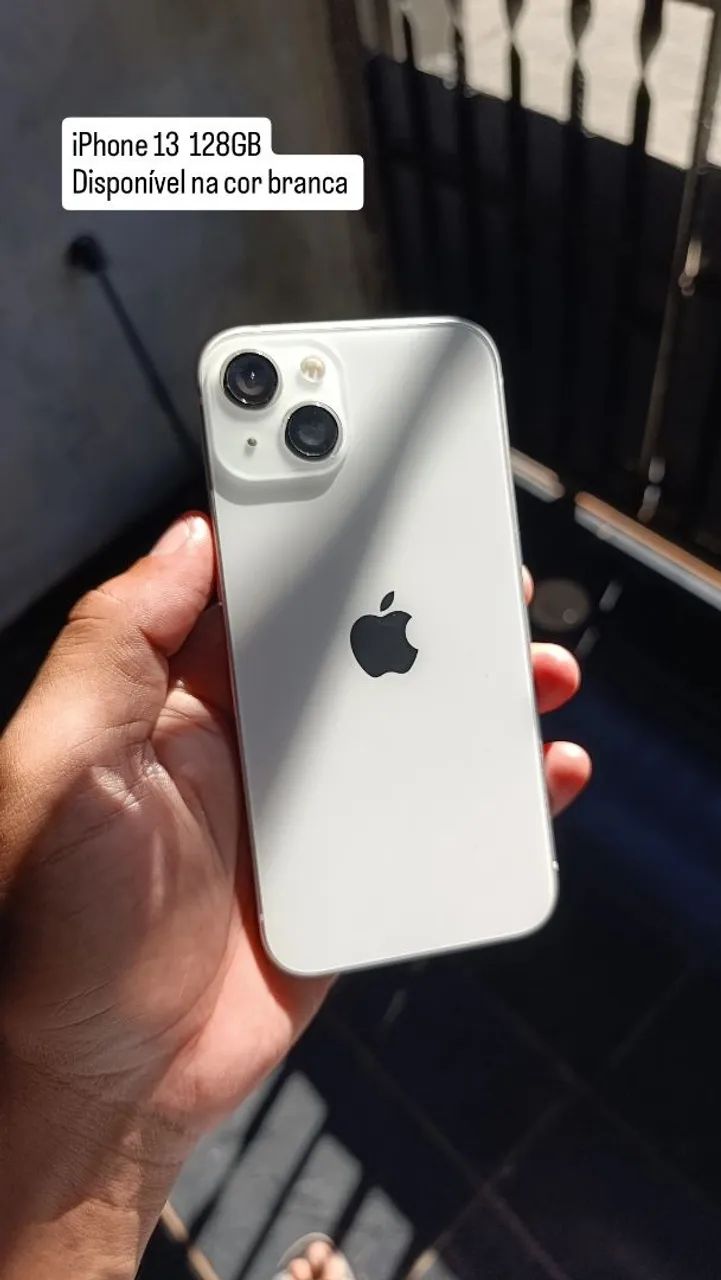 iPhone 13 ホワイト 128 GB バッテリー100% iPhone 13 128GB | Bateria 100% | Peça Única | Excelente