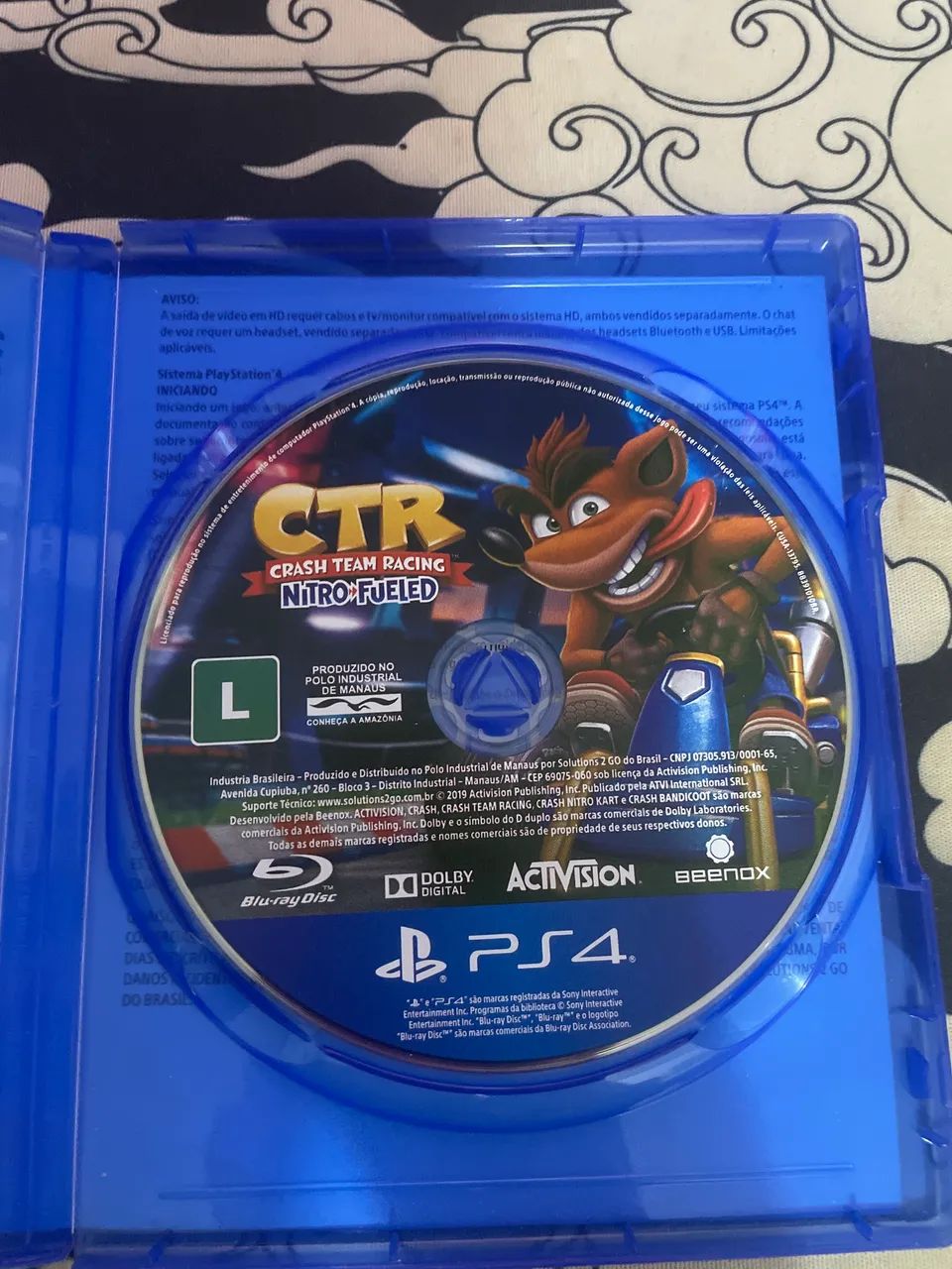 jogo CRASH nitro fueled racing PS4 CD - Foto 3