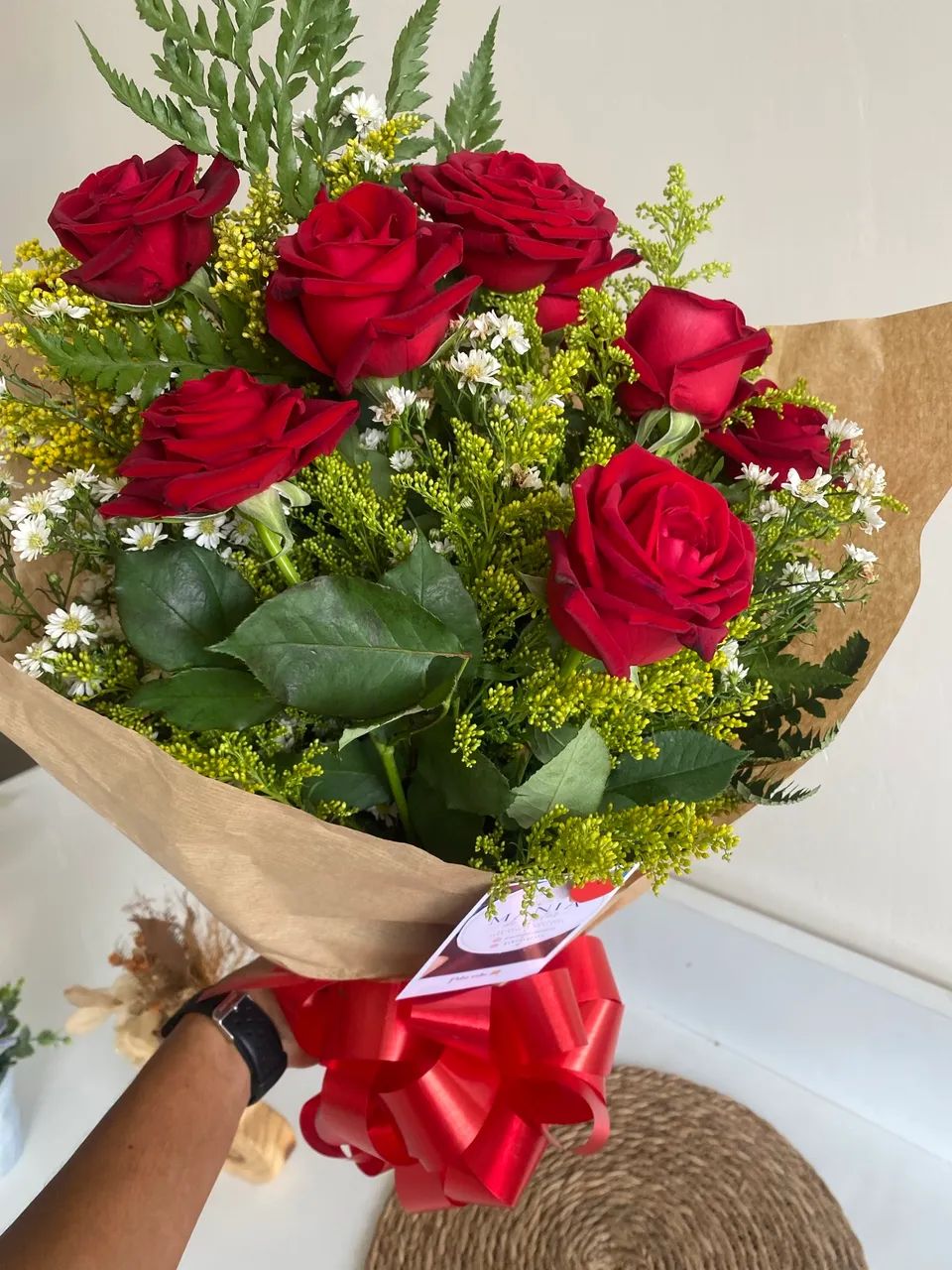 Buquê de rosas vermelhas/ presente romântico  - Foto 3