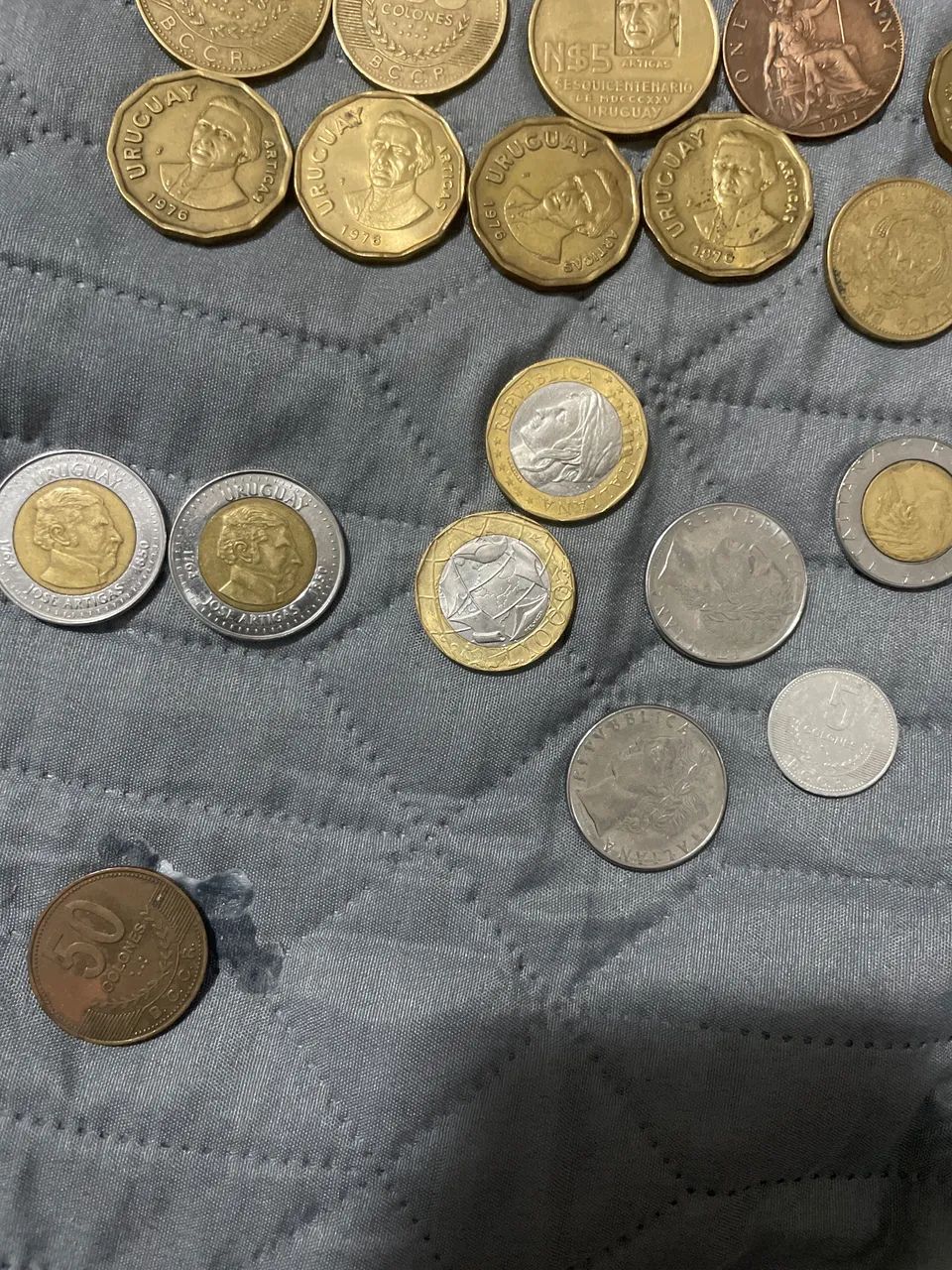 LOTE DE MOEDAS ANTIGAS INTERNACIONAIS  - Foto 3