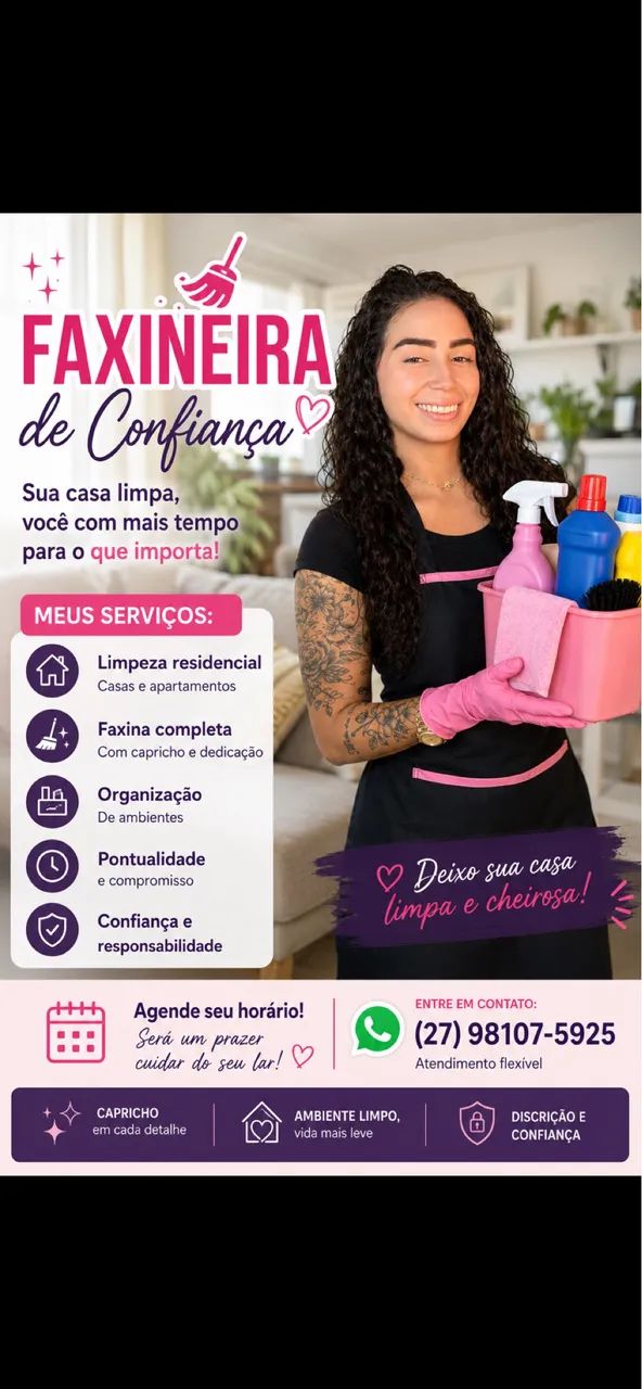 Diarista em Vila Velha 