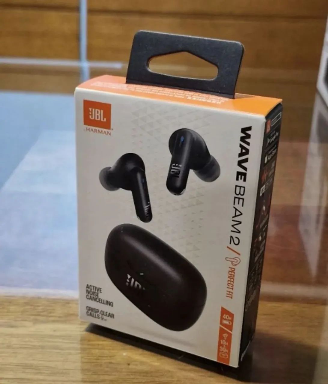 FONE JBL WAVE BEAM 2 ORIGINAL COM MENOS DE 2 MÊSES DE COMPRADO.